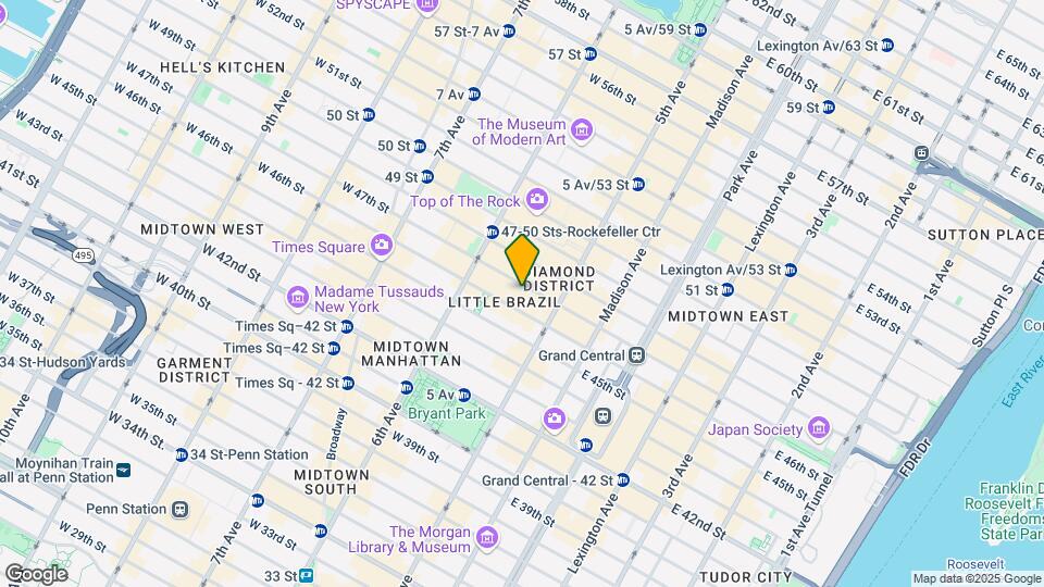 26 W 47th St Map and Location Details