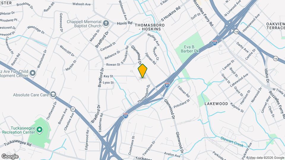 613 Key St Map and Location Details