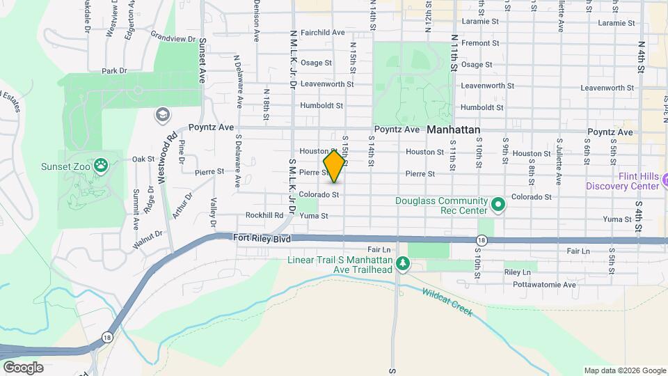 1516 Colorado St Map and Location Details