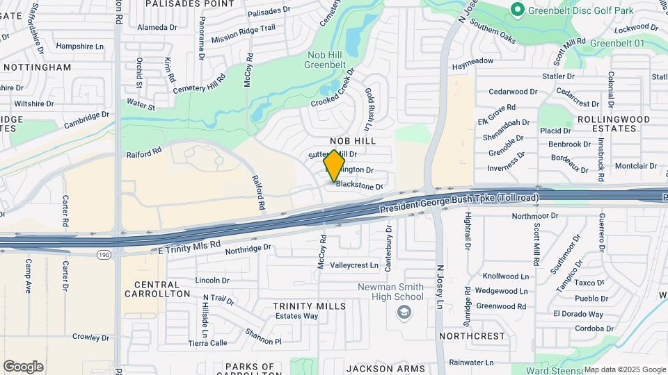 1612 Blackstone Dr Map and Location Details