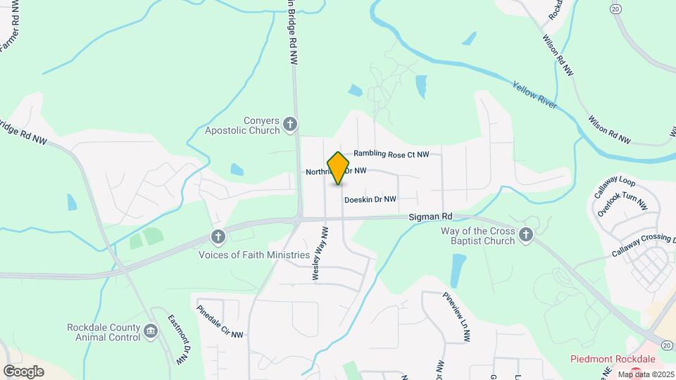 1735 Rocky Ridge Dr NW Map and Location Details