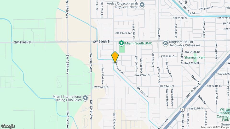 21986 SW 131st Pl Map and Location Details