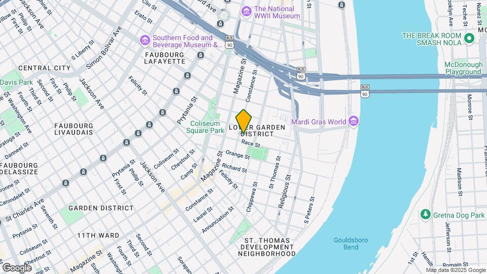1470 Constance St Mapa y Detalles de la Ubicación