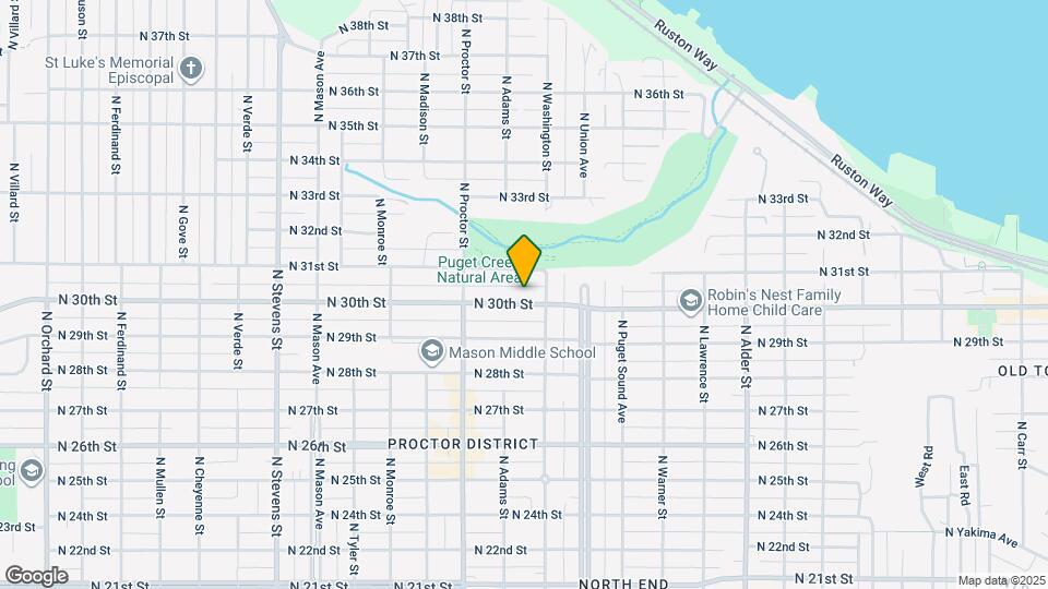 3711 N 30th St Map and Location Details