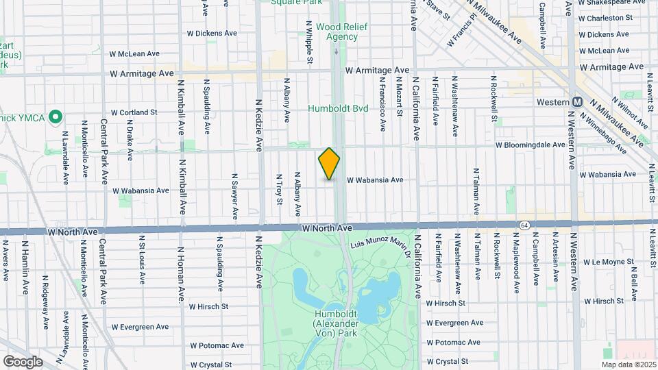 1700 N Humboldt Blvd, Unit 101 Map and Location Details