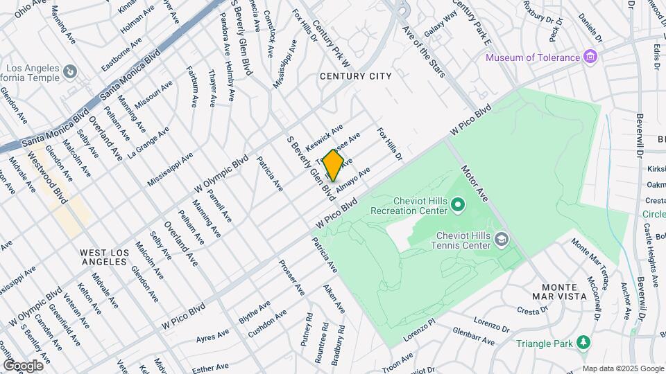 2346-2350 S Beverly Glen Blvd Map and Location Details
