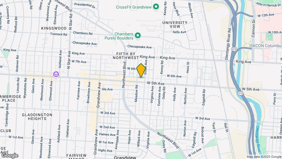 1200 W 5th Ave Mapa y Detalles de la Ubicación