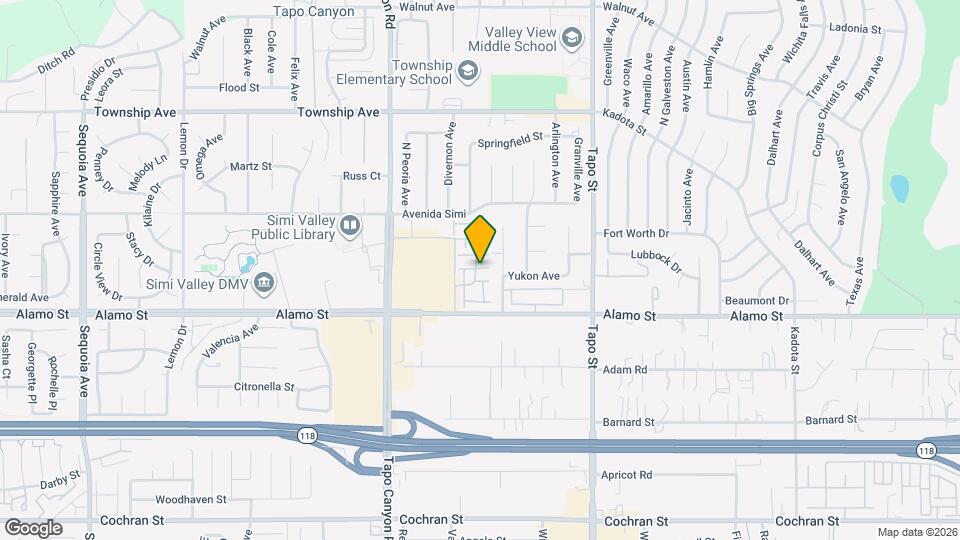 4166 Laredo Ln Map and Location Details