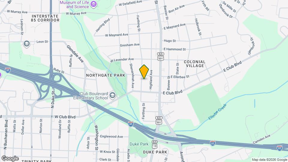 2414 Farthing St Map and Location Details