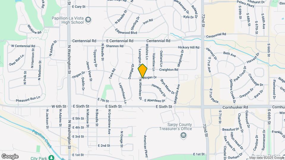 721 N Aberdeen Dr Map and Location Details