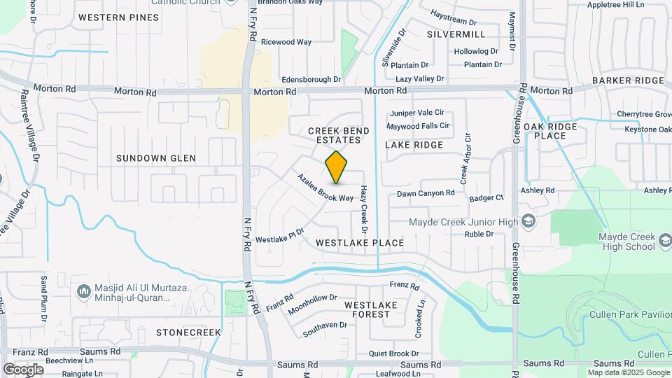 19639 Chestnut Brook Ct Map and Location Details