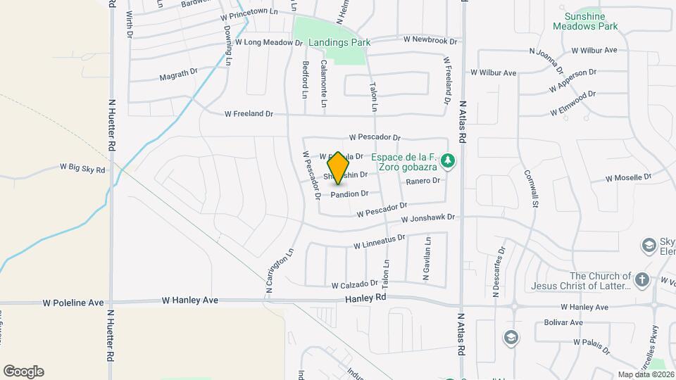 3807 Pandion Dr Map and Location Details