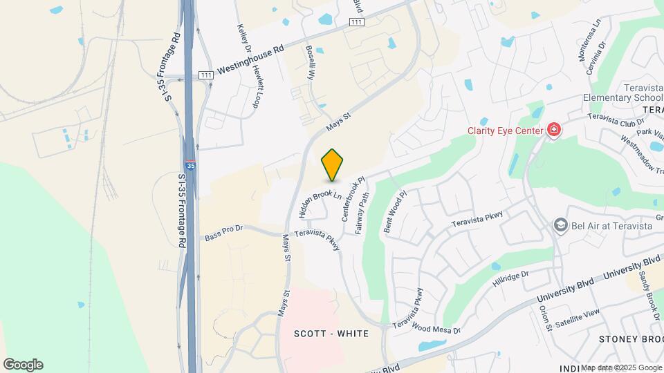 502 Hidden Brook Ln Map and Location Details