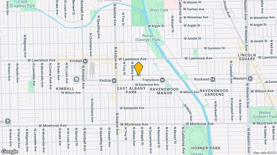 3041 W Leland Ave, Unit 2 Map and Location Details