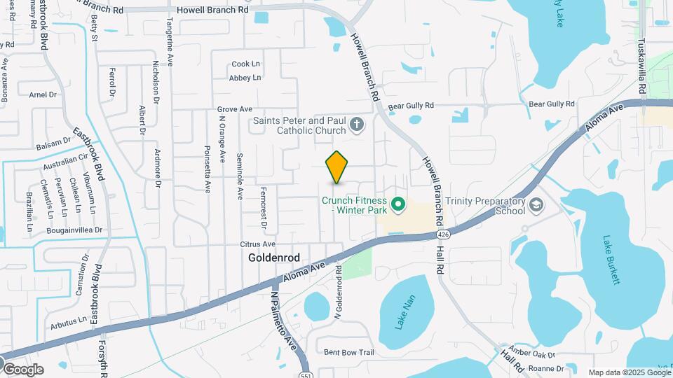 5133 Oak Hill Dr Map and Location Details