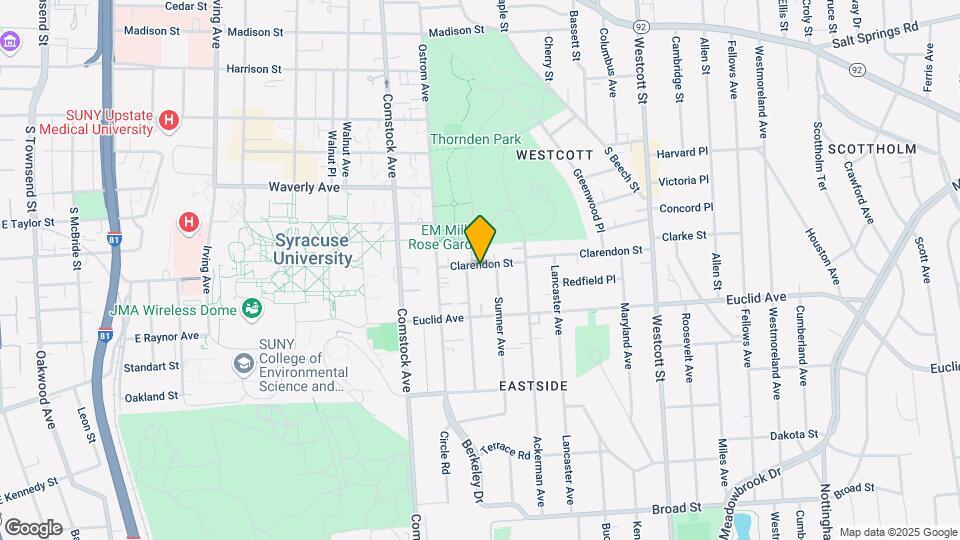 214 Clarendon St Map and Location Details