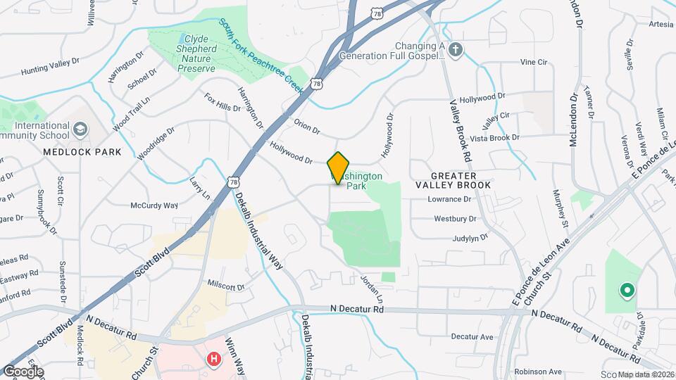 2801 Arborcrest Dr Map and Location Details