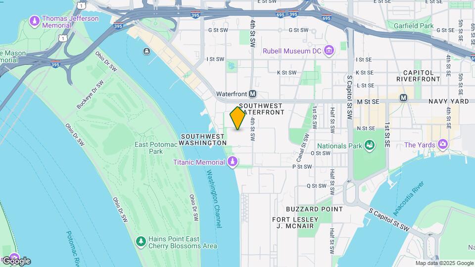 510 N St SW, Unit N-318 Map and Location Details