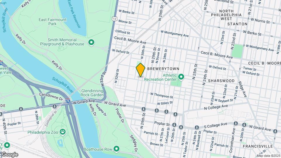 2935 Master St Map and Location Details