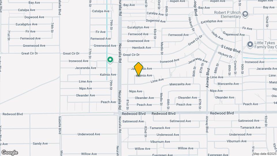 8160 Kalmia Ave Map and Location Details