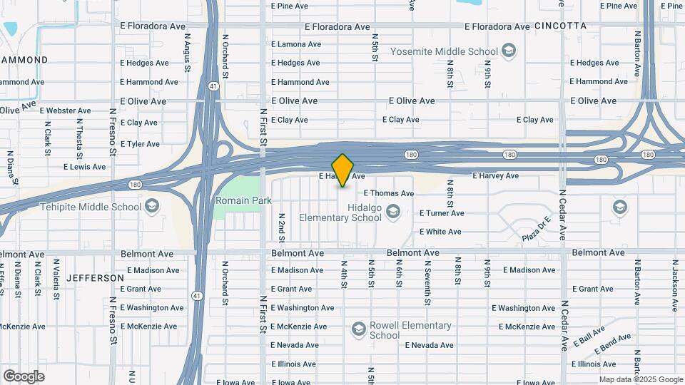 710 N Bond St Map and Location Details