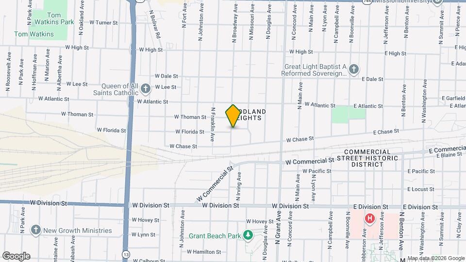 932 W Florida St Map and Location Details