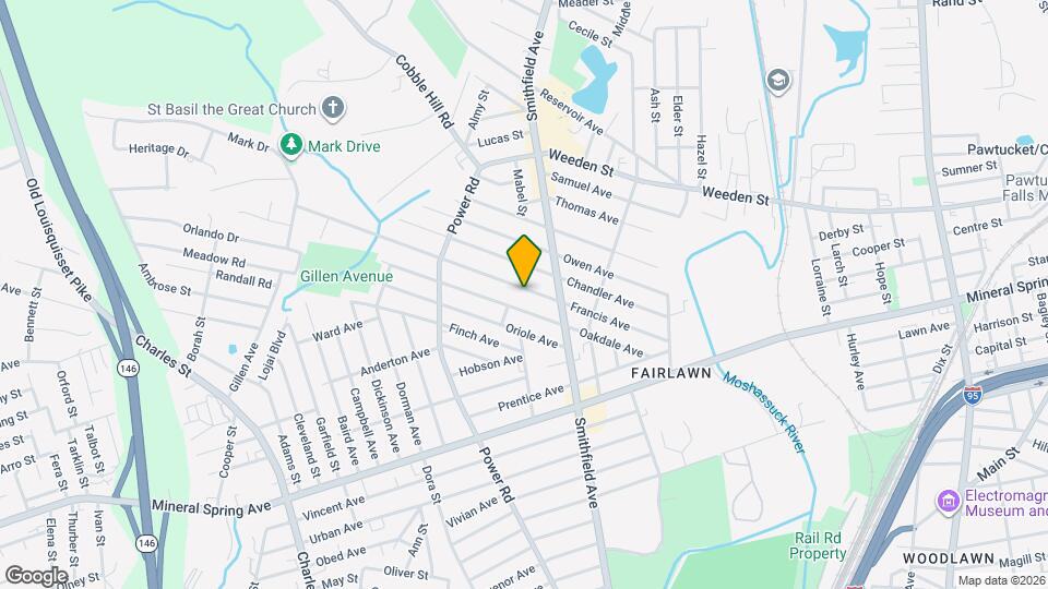 102 Francis Ave Mapa y Detalles de la Ubicación