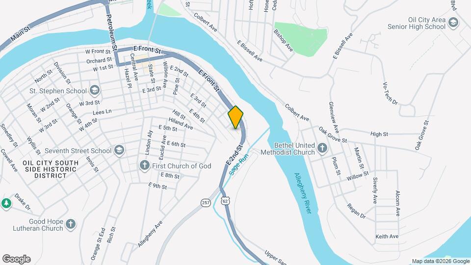 812 E 3rd St Map and Location Details