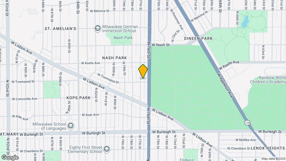 3400 N 77th St Map and Location Details