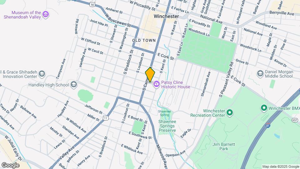 111 E Monmouth St, Unit Downstairs Unit Map and Location Details