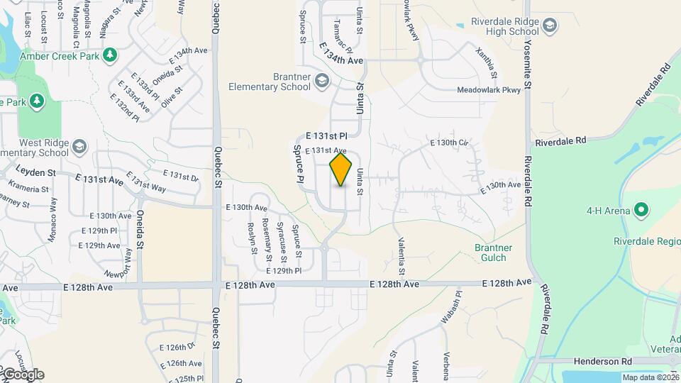 13041 Tamarac St Map and Location Details