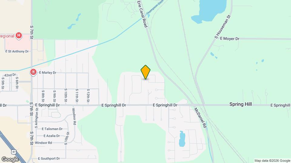 4295 S Kian St Map and Location Details