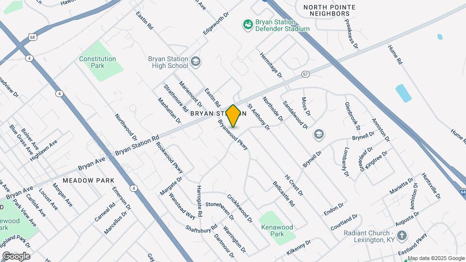 425 Bryanwood Pkwy Map and Location Details