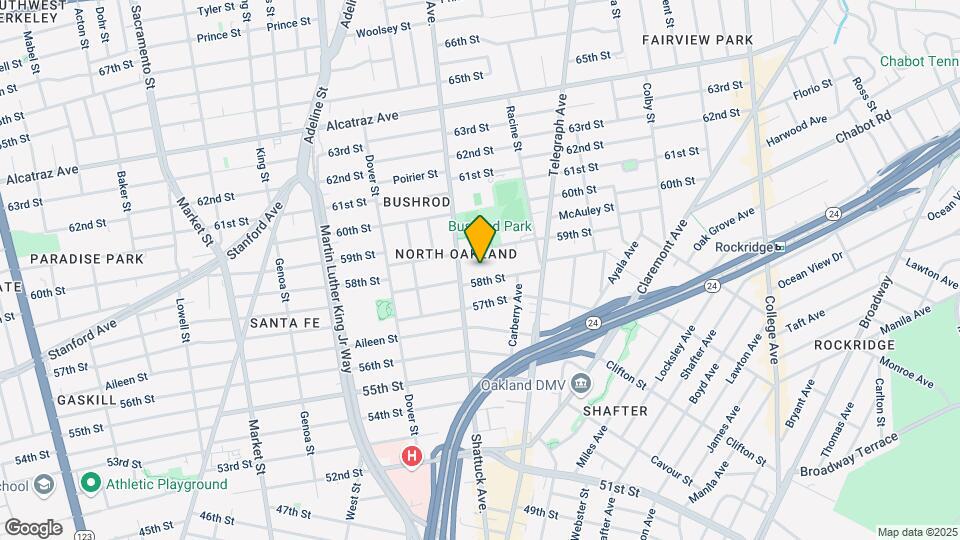 580 58th St Map and Location Details