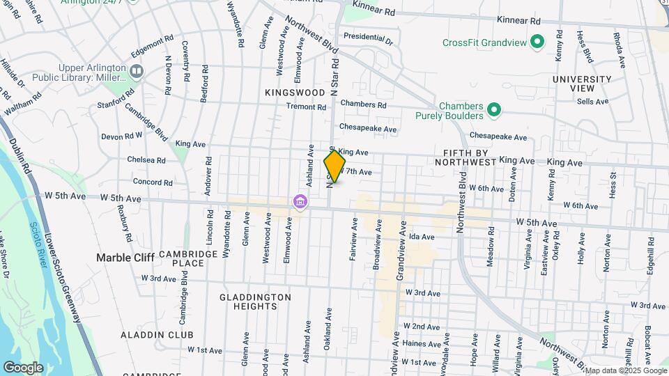 1600 N Star Rd Mapa y Detalles de la Ubicación