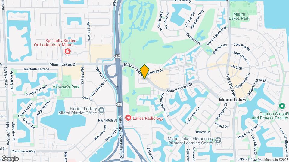 Villas of Miami Lakes Map and Location Details
