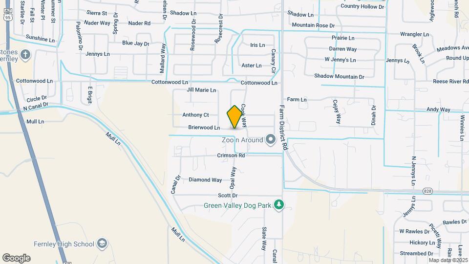 1045 Brierwood Ln Mapa y Detalles de la Ubicación