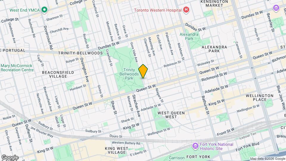 15 Gore Vale Av Map and Location Details