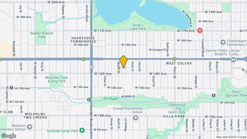 1425 Winona Ct Map and Location Details