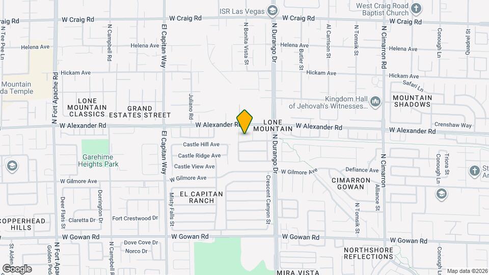 8552 Gold Flash Ave Map and Location Details