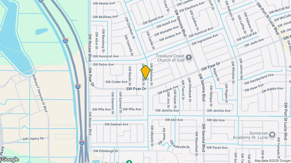 4173 SW Endicott St Map and Location Details