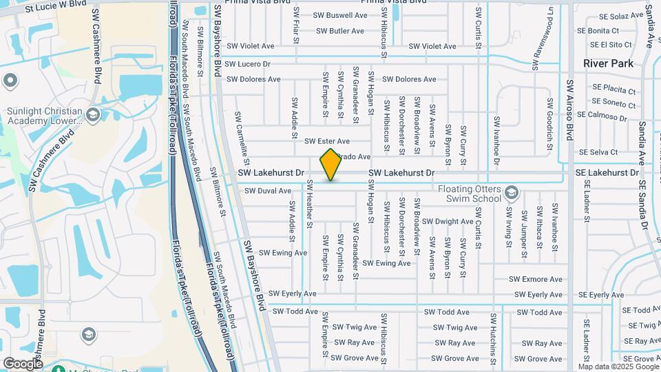 557 SW Duval Ave Map and Location Details