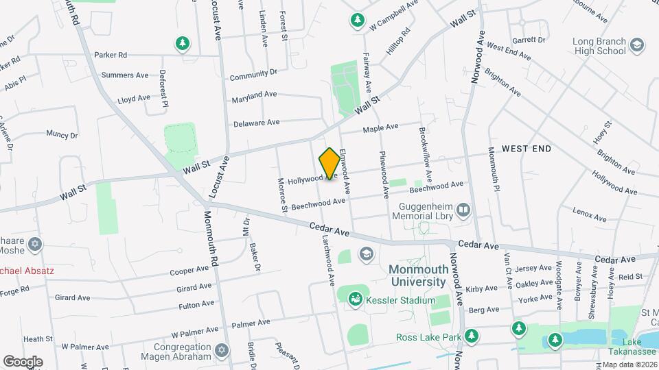 98 Hollywood Ave Map and Location Details