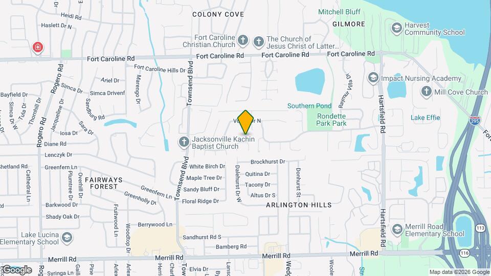 7295 US Open Blvd Map and Location Details