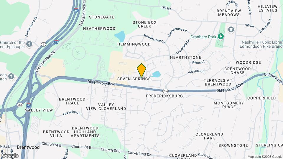 309 Seven Springs Way Map and Location Details