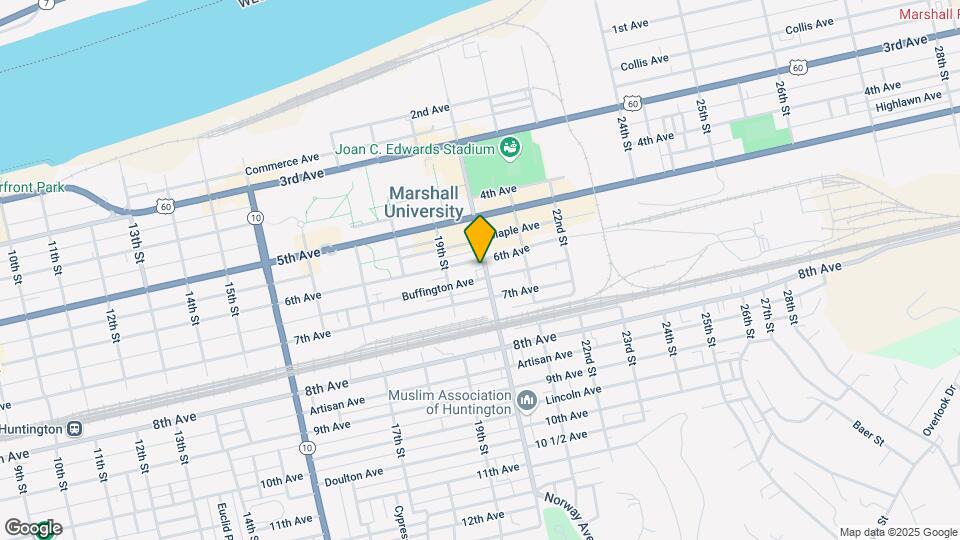 607 20th St Mapa y Detalles de la Ubicación