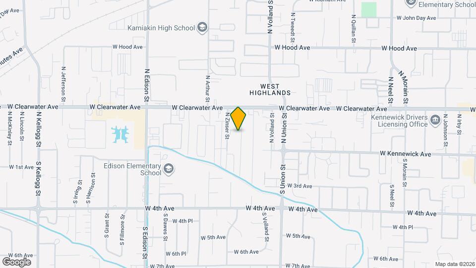 109 N Yost St Map and Location Details