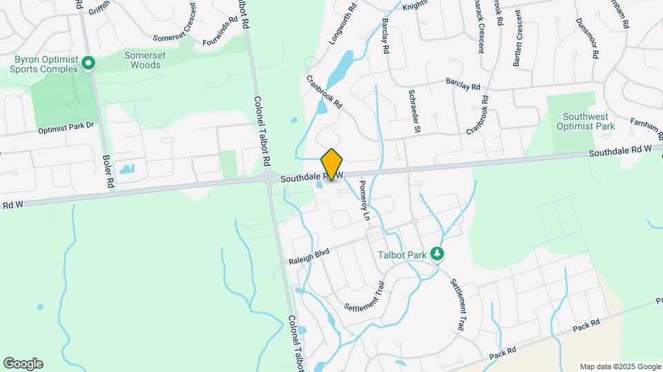 905 Southdale Rd Map and Location Details