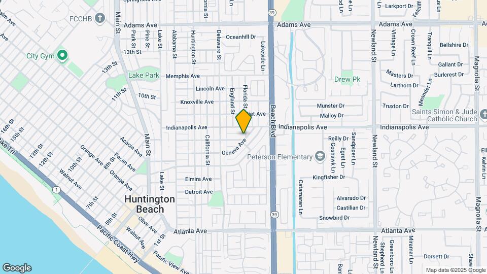 801 Florida St Map and Location Details