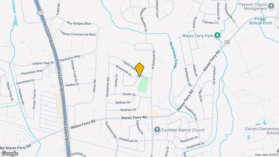 709 Balfour Rd Map and Location Details